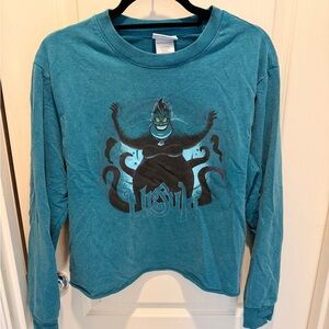 Disney Teal Ursula Crewneck Sweatshirt